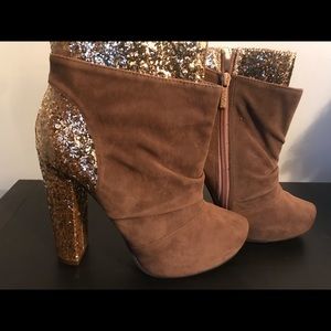 Sparkly Michael Antonio ankle boot. Sold Out!